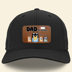 Personalized Gifts For Dad Leather Patch Hat 03OHTN170524-Homacus