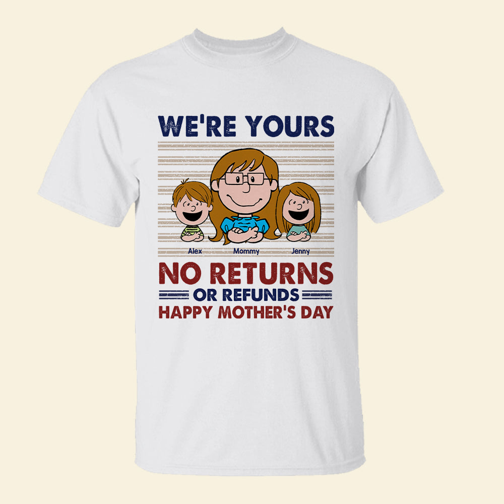Personalized Gifts For Mom Shirt Cartoon Mom And Kids 03XQMH270325HH-Homacus
