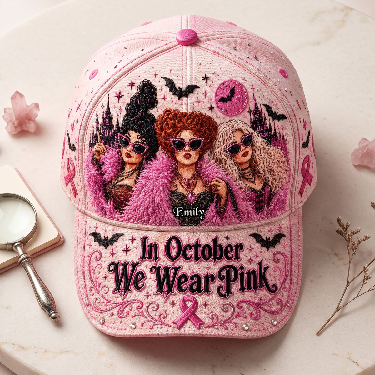Strong Breast Cancer Squad Classic Cap Personalized Gifts For Women 07NAQN100826-Homacus