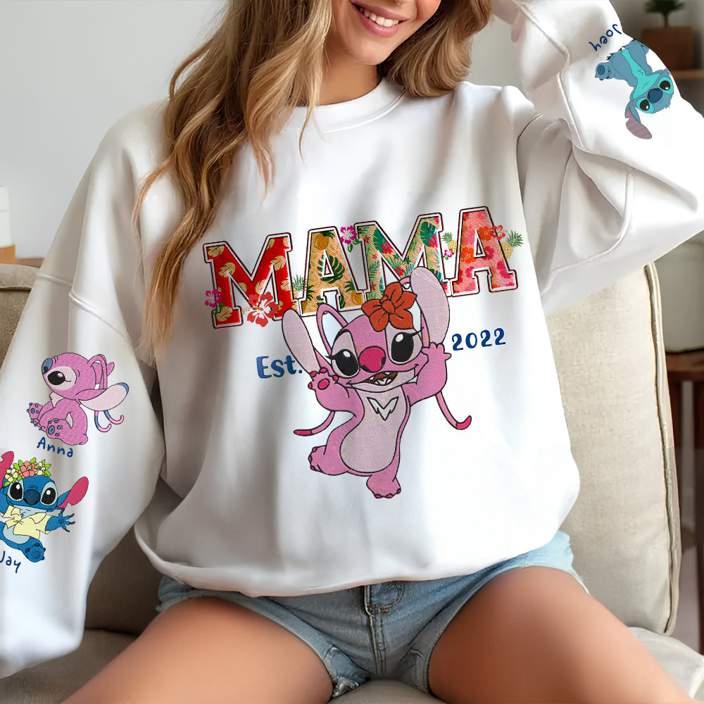 Personalized Gifts For Mom Shirt, Mom With Her Little Pals 04OHLU200325-Homacus