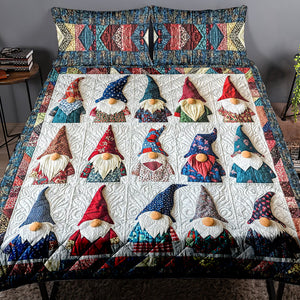 Cute Gnome Quilt Bed Set 02qnqn301024-Homacus