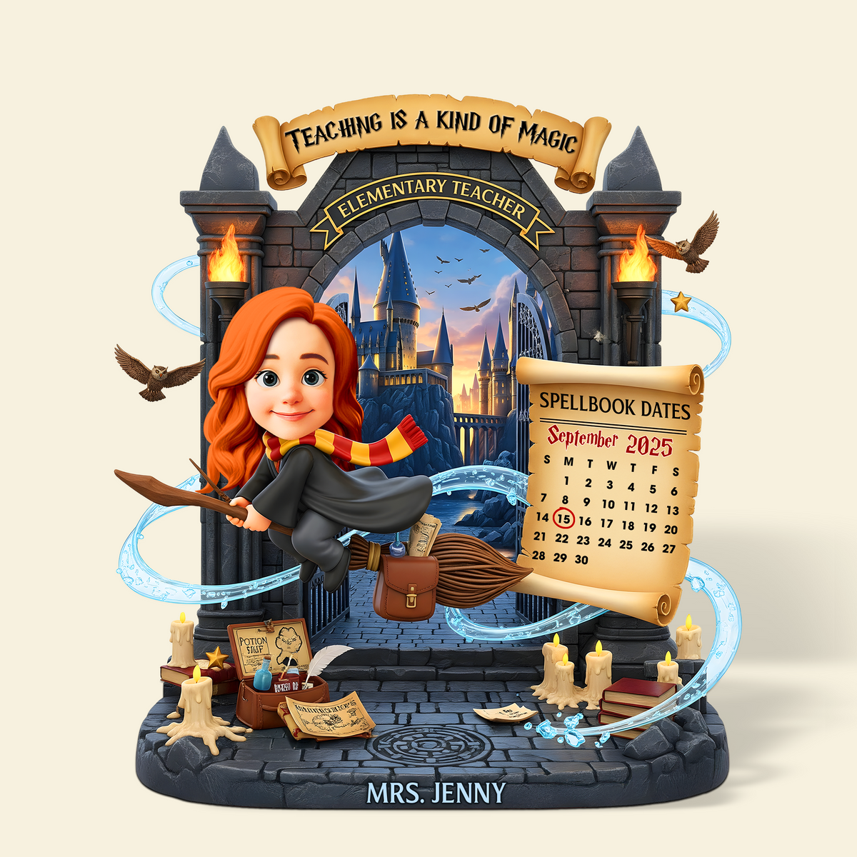 Teacher Acrylic Plaque - Personalized Gifts For Teacher 04OHPU260625-Homacus