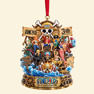 30th Anniversary Anime Ornament - Personalized Gifts For Christmas Ornament 02OHTN100926