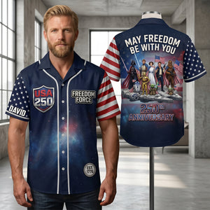 Celebrated America 250th Anniversary Jersey Shirt - Personalized Gifts For Patriots 01tytn120626