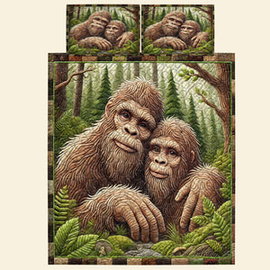 Gifts For Bigfoot Couple Quilt Bedding Set Special Line 01TODT160125-Homacus