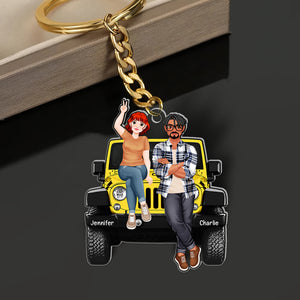 Personalized Gifts For Couple, Off Road Keychain 05ACQN191224PA-Homacus