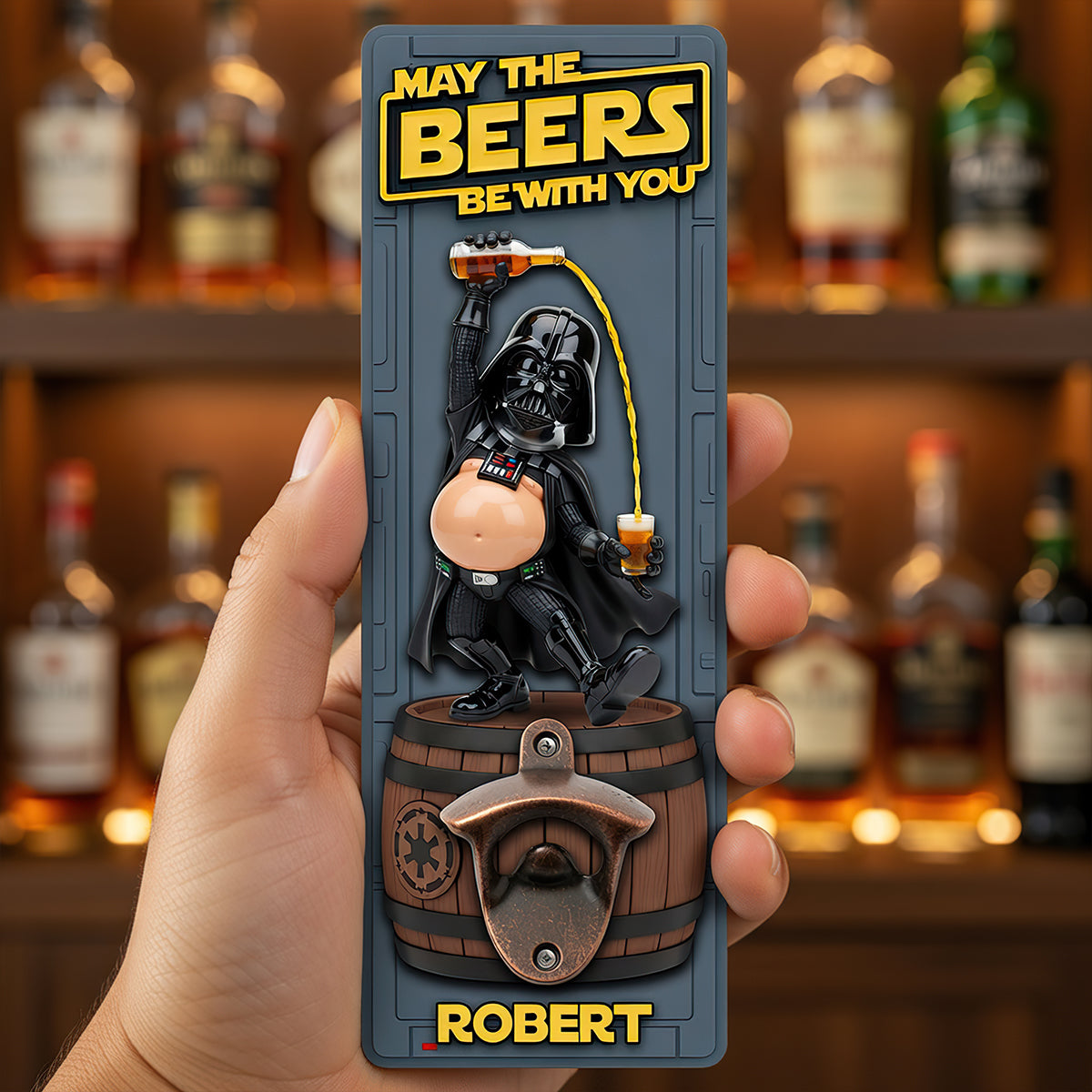 Cosmic Brew Wall Bottle Opener - Personalized Gift For Space Lovers 07TODT290726