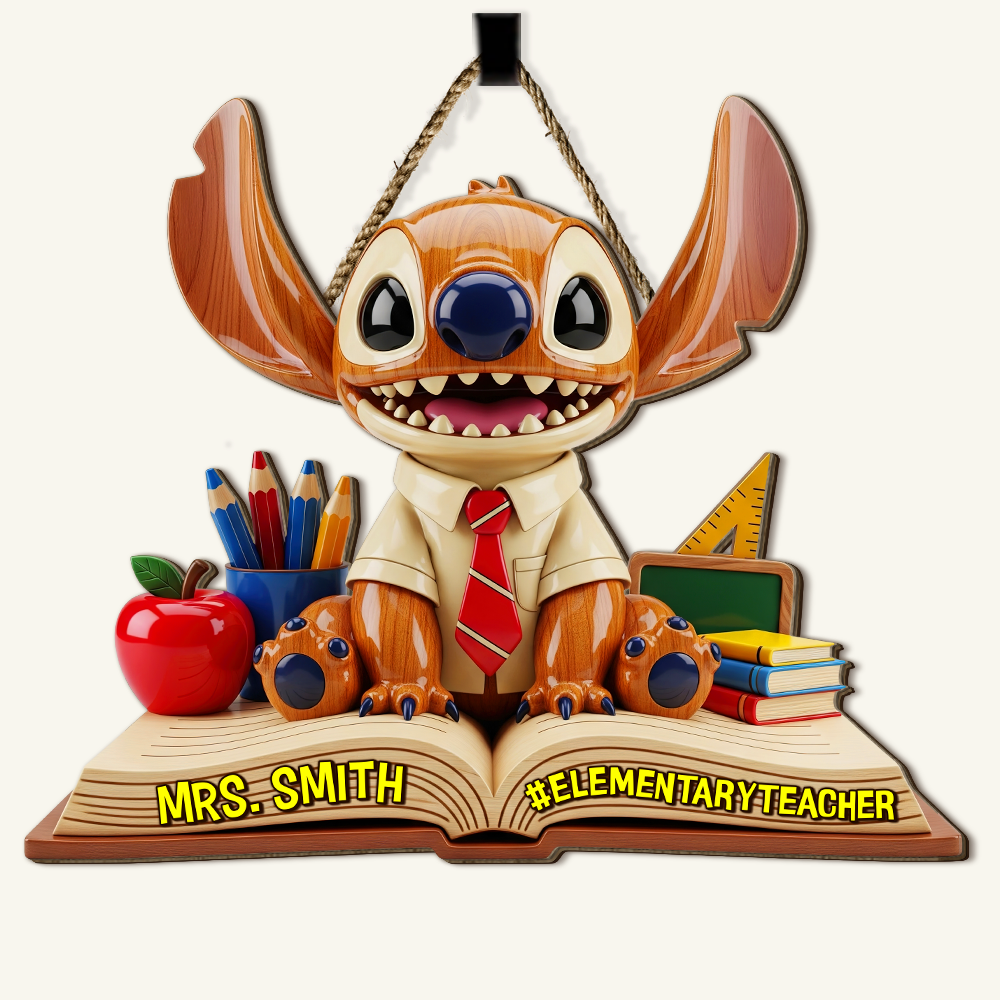 Back To School Teacher Wood Sign - Personalized Gifts For Teacher 06OHPU160725-Homacus