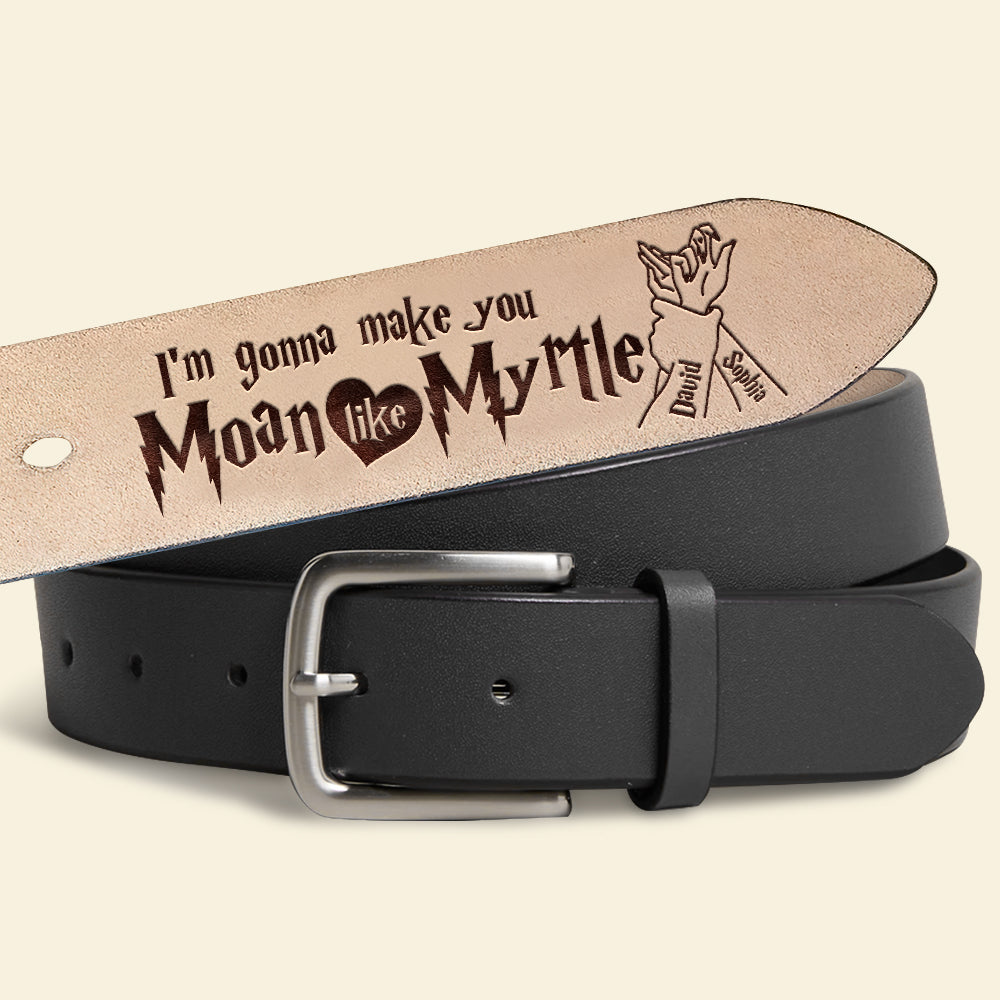 Personalized Gifts For Husband Leather Belt With Secret Message 01HUDT050624 Couple Pinky Promise-Homacus