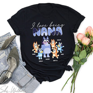 Personalized Gifts For Grandma Shirt Love Being Nana 01nahn210722-Homacus
