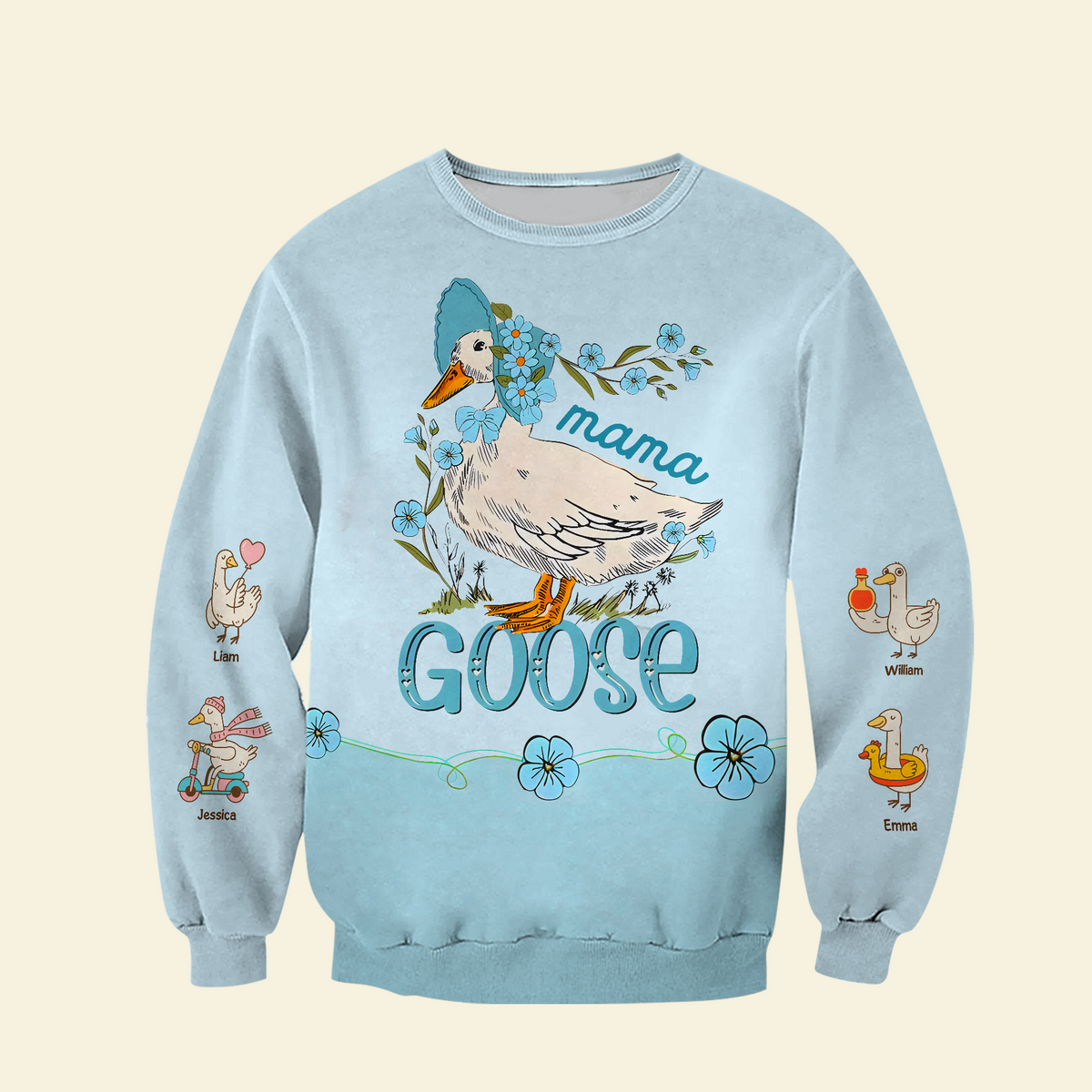 Personalized Gifts For Mom 3D Shirt Mama Goose 01xqpu130325-Homacus