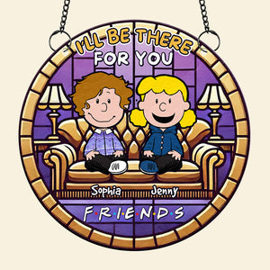 Personalized Gifts For Friend Stained Glass Besties Will Always Be There 01QHDT071224HH-Homacus