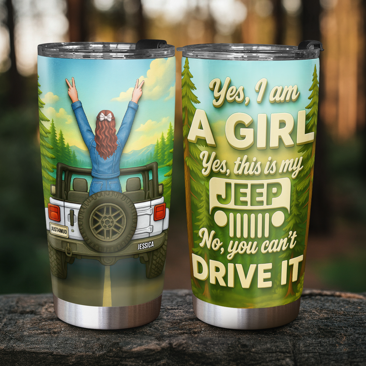 Off-Road Girl Tumbler - Personalized Gifts For Off-Road Lovers 03hupu070525-Homacus