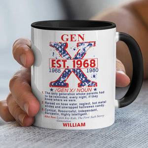 Personalized Gifts For Gen X Accent Mug Black 02XQQN301124-Homacus