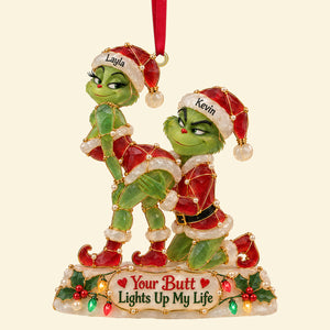 Naughty Couple Christmas Ornament - Personalized Gifts For Couple 04natn191026-Homacus