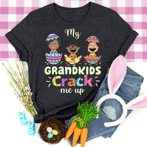 Personalized Gifts For Grandparents Shirt 01tgqn060225hh Grandkids Crack Me Up Easter Gifts-Homacus