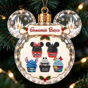 Grandma's Batch Ornament - Personalized Christmas Gifts For Grandma 02ohdt070926-Homacus