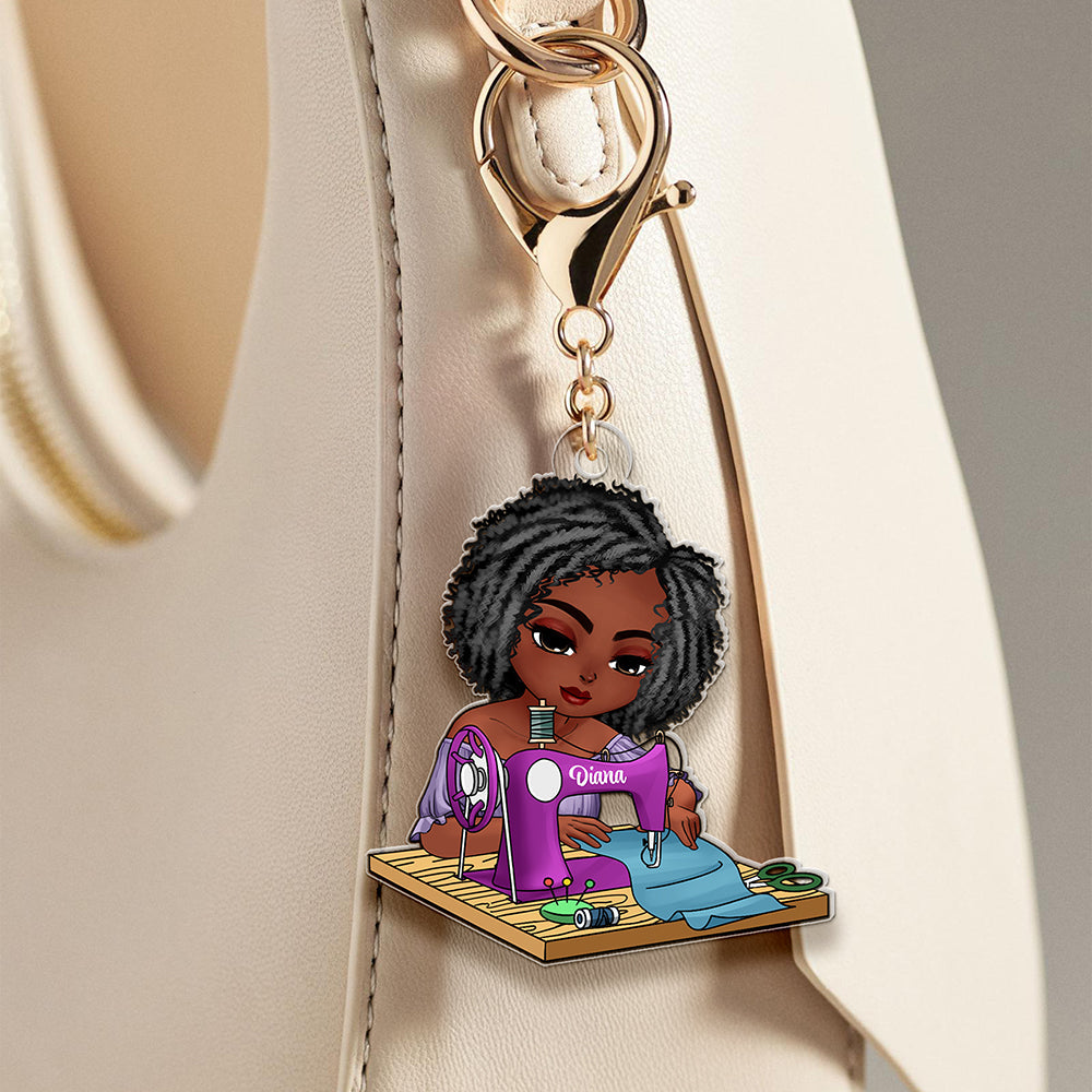 Personalized Gifts For Sewing Lover Keychain 01qnqn200225-Homacus