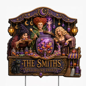Spellbound Halloween Yard Sign - Personalized Garden Gifts 05HATN030826