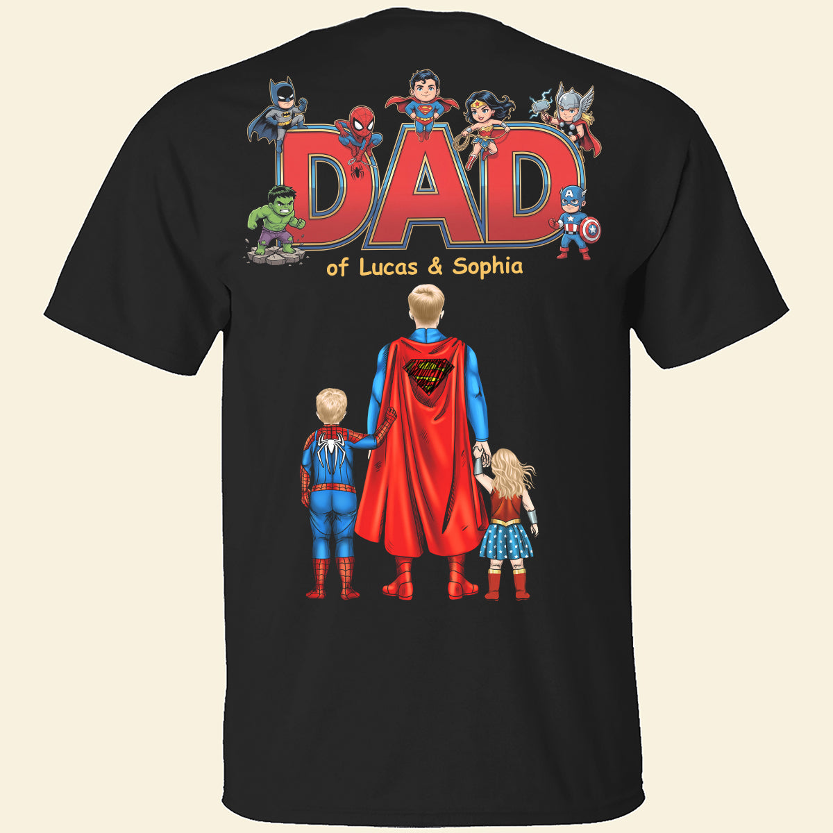 Heroic Dad Shirt - Personalized Gifts For Father's Day Shirt 03HUTN040626PA