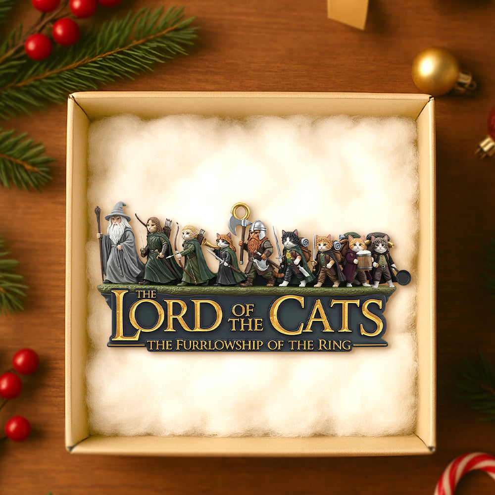 Fantasy Cat Gang Christmas Ornament, Personalized Gifts For Cat Lovers 04qhtn050925-Homacus