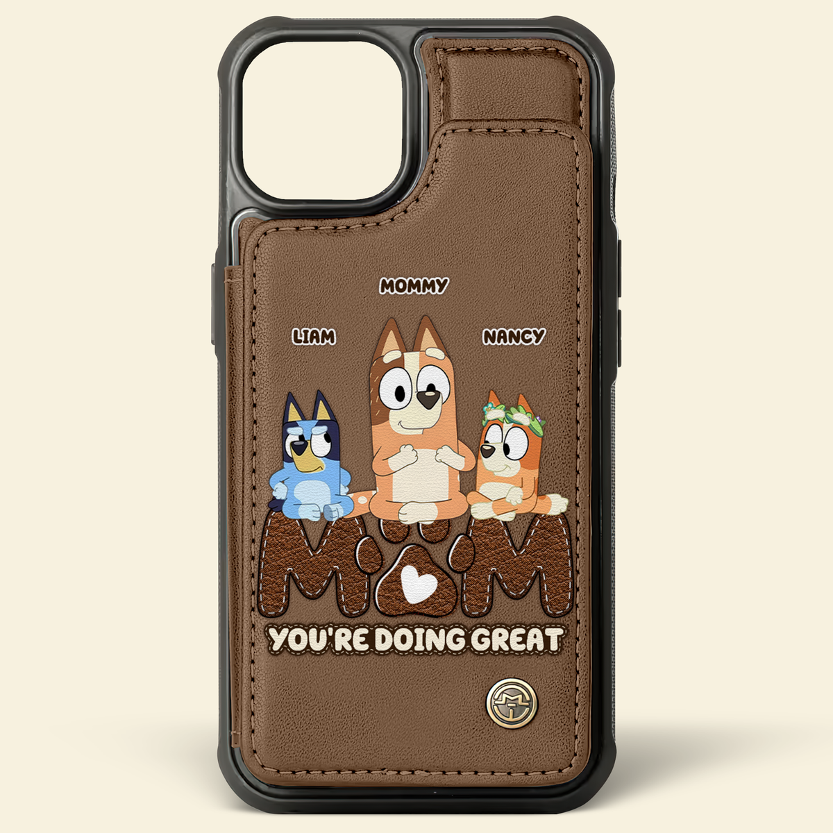 Personalized Gifts For Mom Leather Flip Wallet Phone Case 02ohpu250225-Homacus