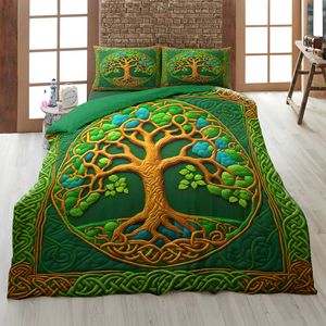 Tree Of Life Celtic Quilt Bedding Set 02HUPU180125-Homacus