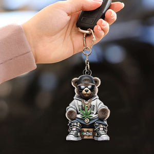 Personalized Gifts For Teddy Bear Lovers Keychain 02TOMH301224-Homacus