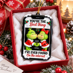 Adorable Couple Christmas Ornament - Personalized Gifts For Couple 04toqn150926-Homacus