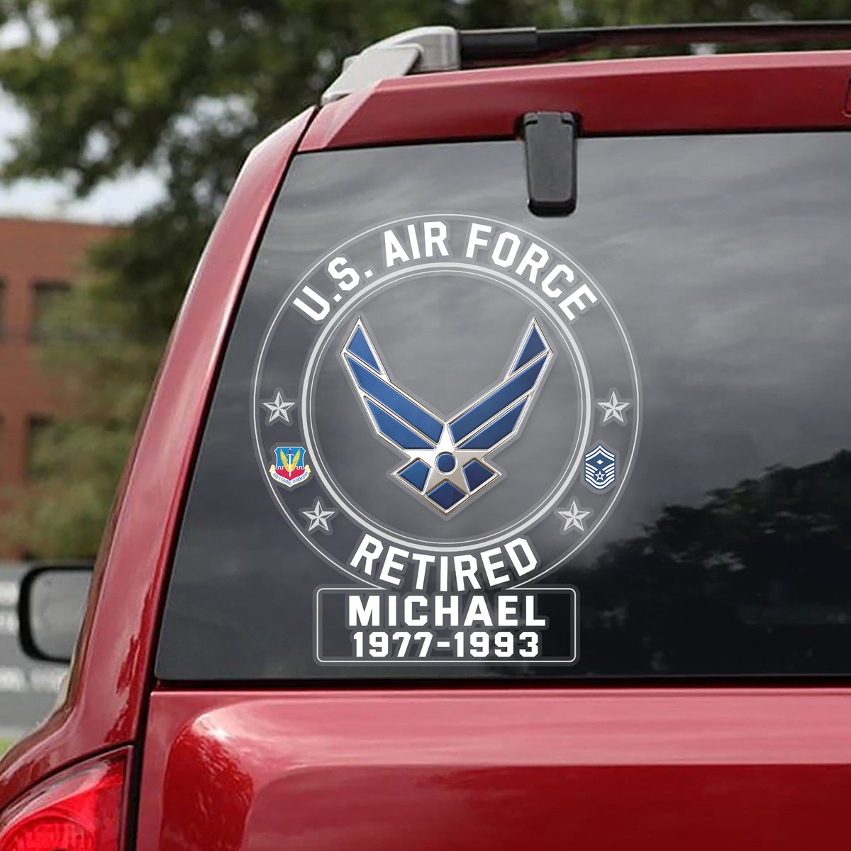 Custom Military Branches Gifts For Veteran Car Decal 06qhqn040724-Homacus