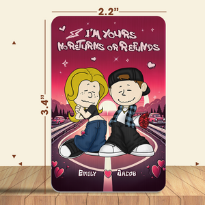 Personalized Gifts For Couple Wallet Card No Returns or Refunds 01xqpu070125hg-Homacus