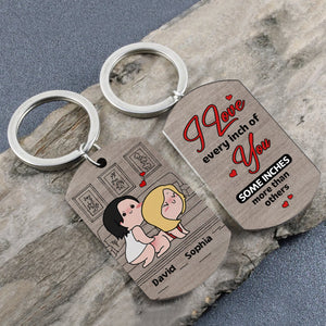 Personalized Gifts For Couple Keychain Naughty Couple 01XQDT191224HH-Homacus