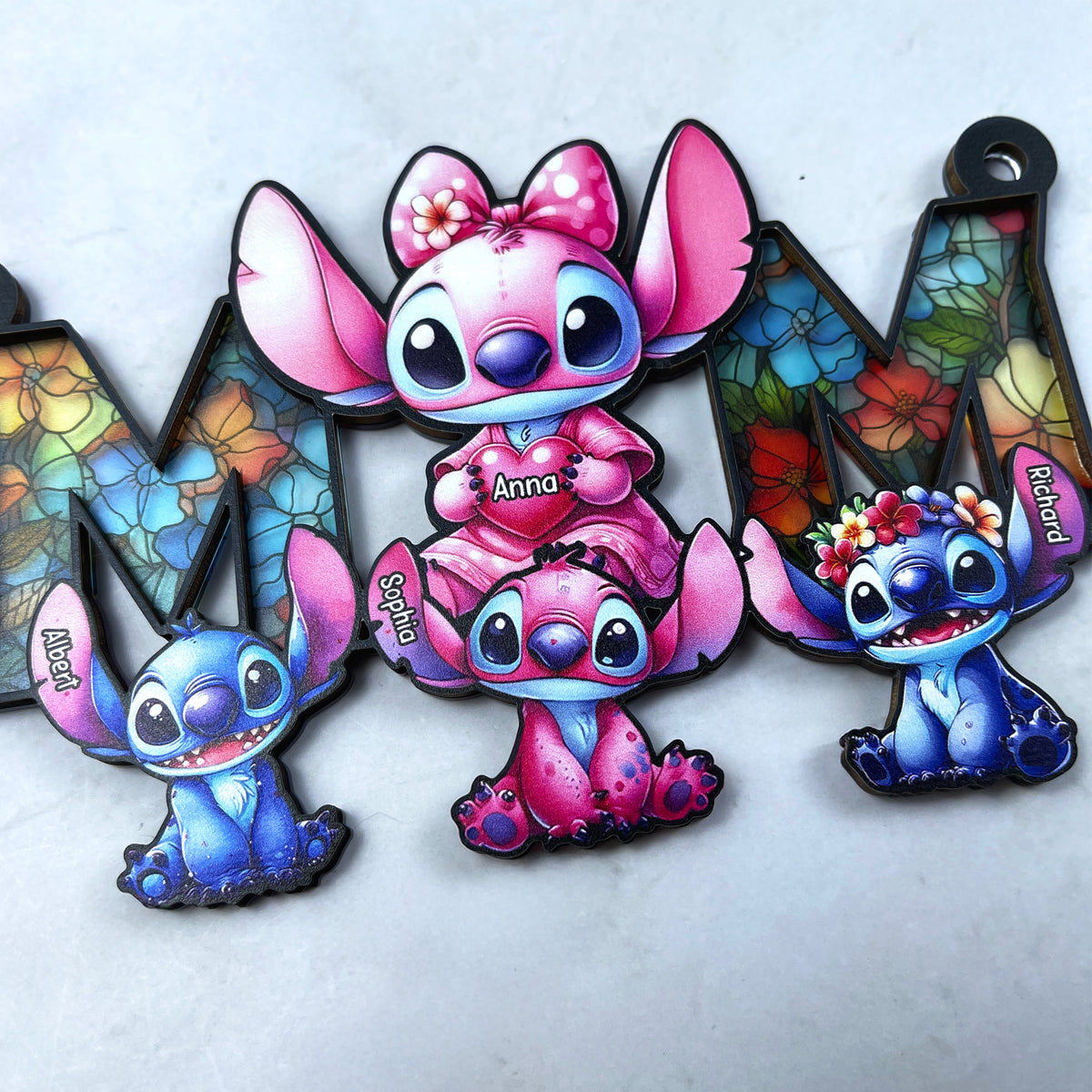 Personalized Gifts For Mom Window Hanging Suncatcher Ornament 02ohqn280225-Homacus