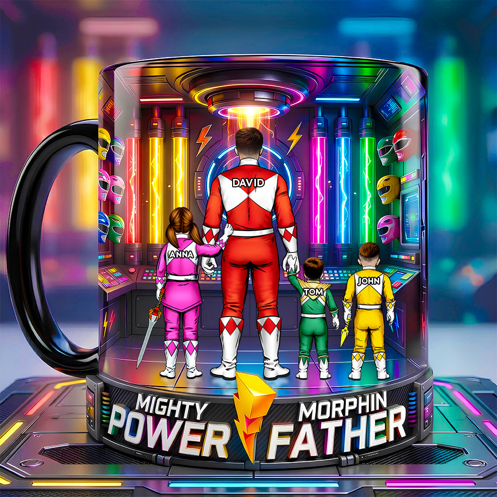 Power Father Magic Coffee Mug - Personalized Gifts For Dad 01hudt020526-Homacus