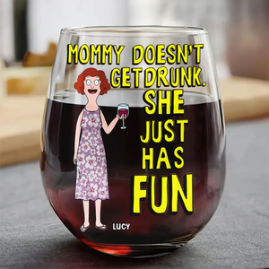 Personalized Gifts For Mom Glass Egg Cup 04acpu050325hg Mommy Doesn't Get Drunk-Homacus