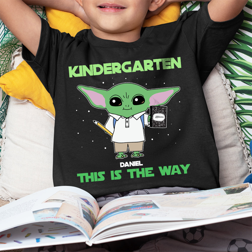 Personalized Gifts For Kids Shirt This Is The Way 02HUHN090722-Homacus