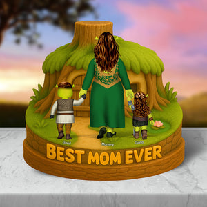 Green Monsters Plaque - Personalized Gifts For Dad 012naqn140425hh-Homacus