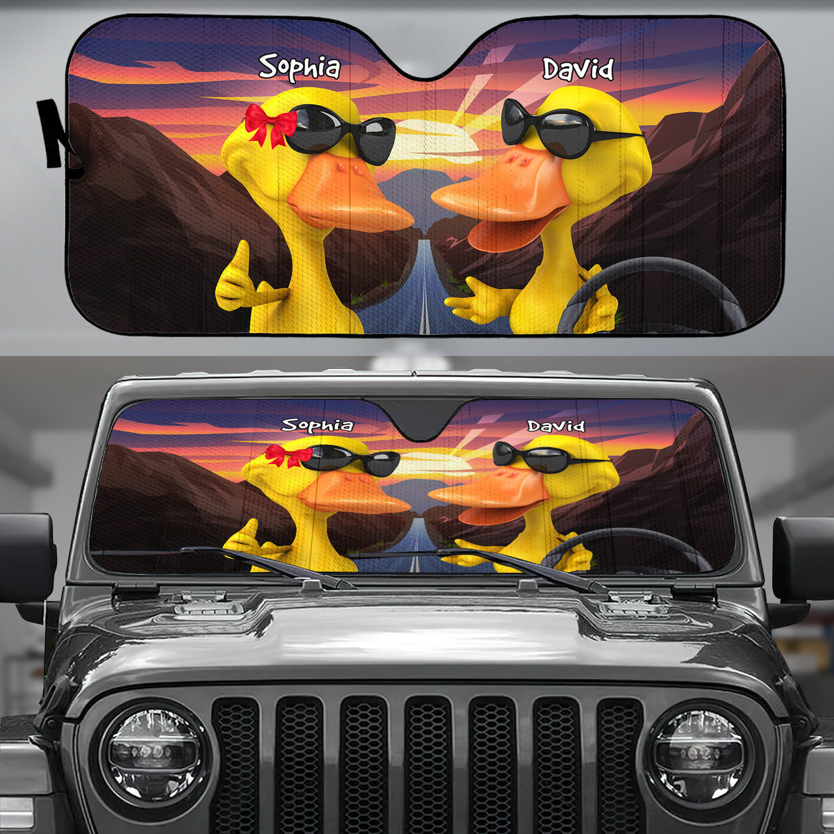 Personalized Gifts For Off Road Lovers Windshield Sunshade 01qhqn070624-Homacus