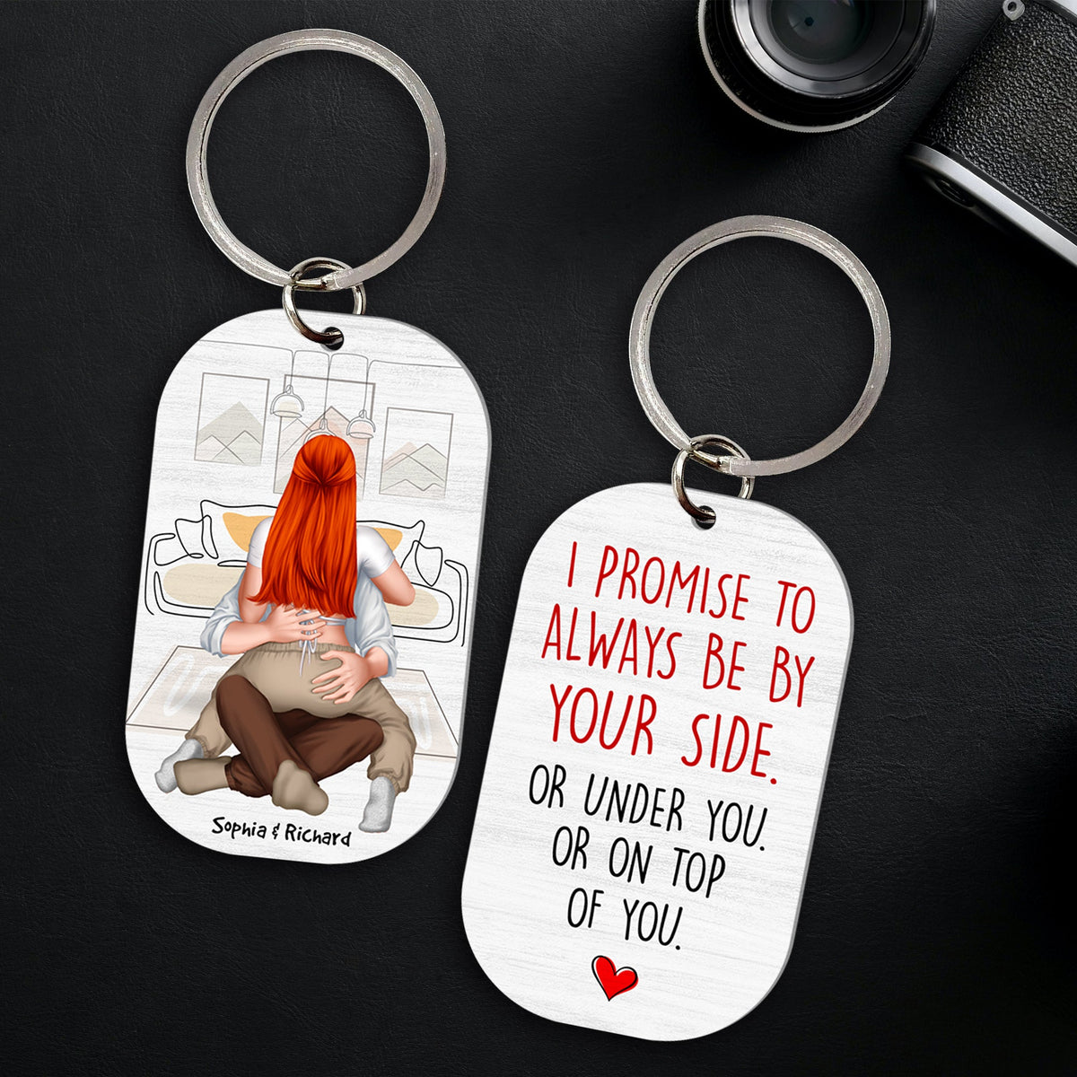 Personalized Gifts For Couple Keychain 03acqn170624hh-Homacus