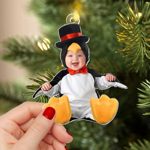 Funny Custom Face For Kids 03hutn260824 Personalized Christmas Ornament-Homacus