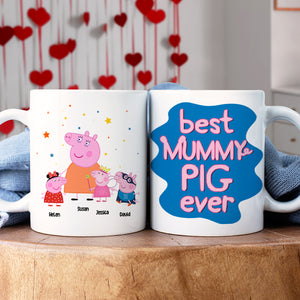 Personalized Gifts For Mom Coffee Mug Best Mummy Ever 02NAHN260124-Homacus