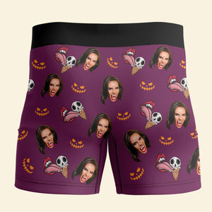 Custom Photo Halloween Gifts For Husband Men's Boxers 01ACDT050824-Homacus