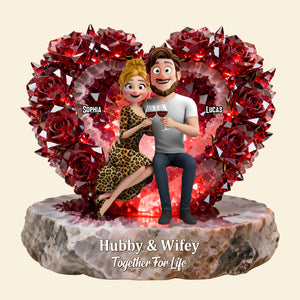 Together For Life Acrylic Plaque - Personalized Gifts For Couples 01natn231225-Homacus