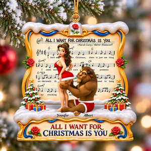 Naughty Couple Forever Love Song Acrylic Ornament - Personalized Christmas Gifts For Couples 08ohqn271026-Homacus