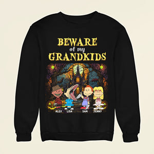 Personalized Gifts For Grandma 2D Shirt, Horror Character Grandkids 02NAMH270824HG-Homacus