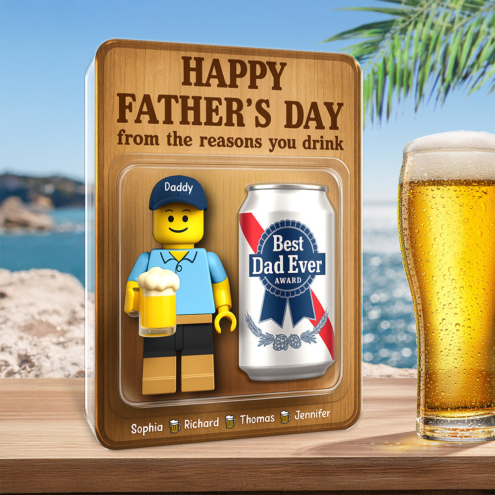 Best Dad Ever Reward Acrylic Plaque - Personalized Gifts For Father 01NAQN260425-Homacus