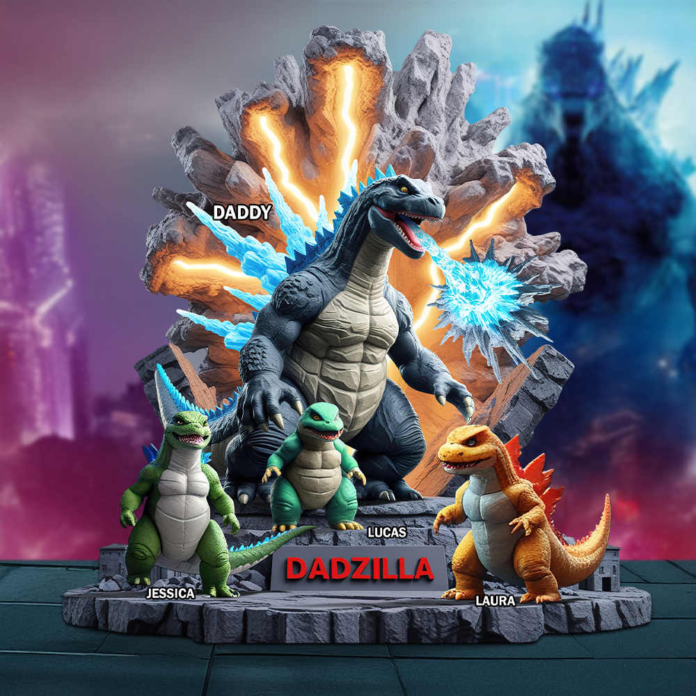 Majestic Dad Acrylic Plaque - Personalized Gift For Father 04QHPU100425-Homacus