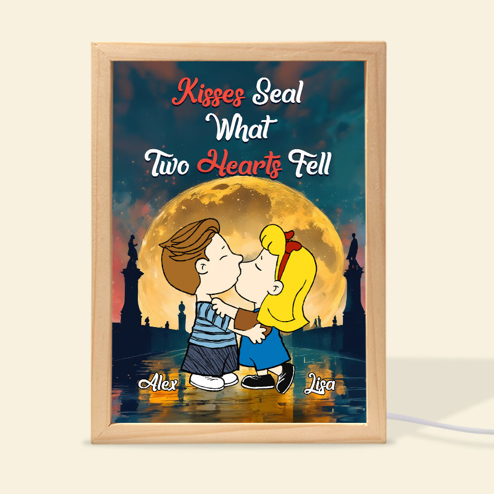Personalized Gifts For Couple Light Frame Cartoon Couple 03TOMH191224HG-Homacus