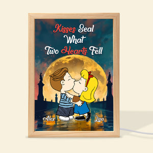 Personalized Gifts For Couple Light Frame Cartoon Couple 03TOMH191224HG-Homacus