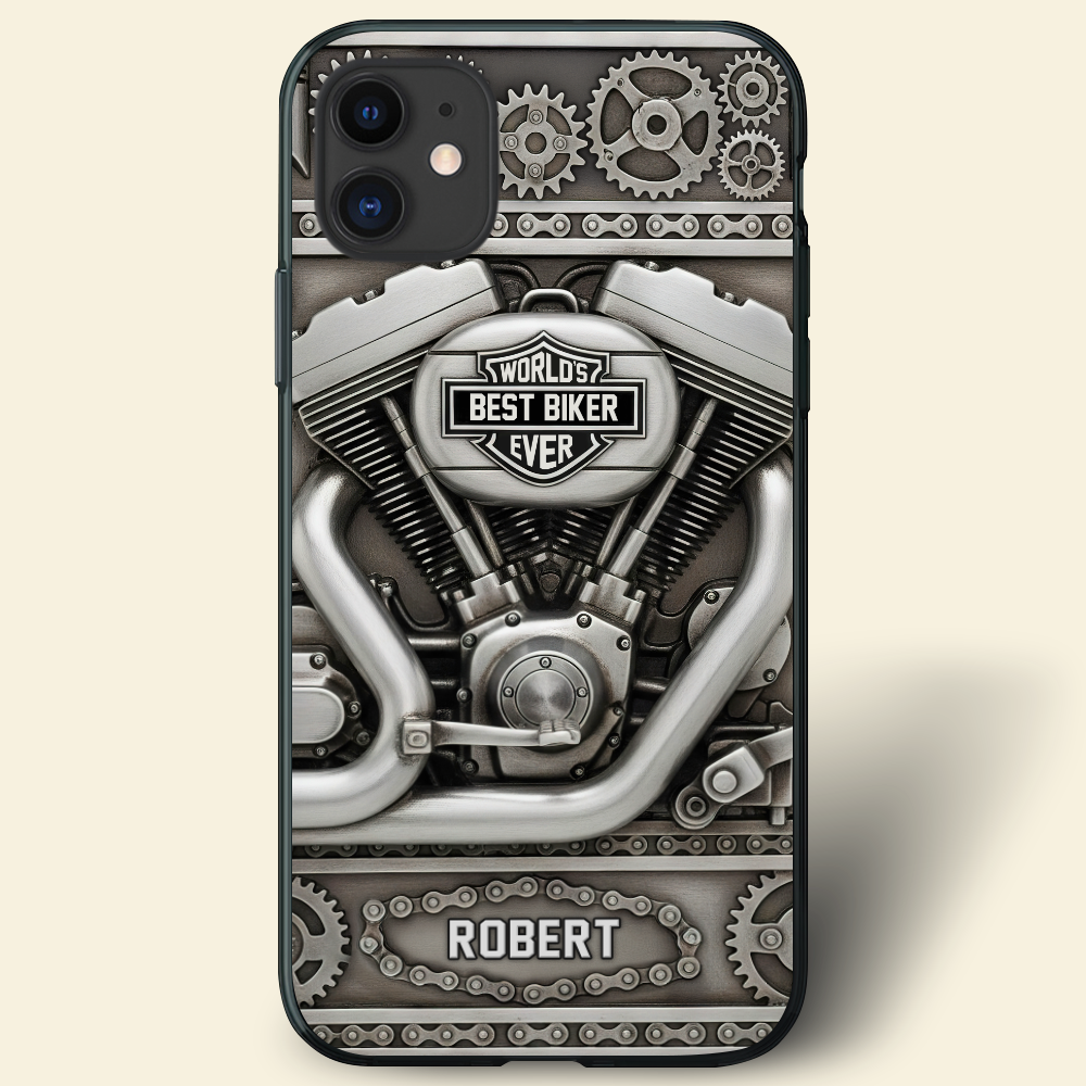 Personalized Gifts For Biker Phone Case, Motorcycle Engine 02QHPU180625-Homacus